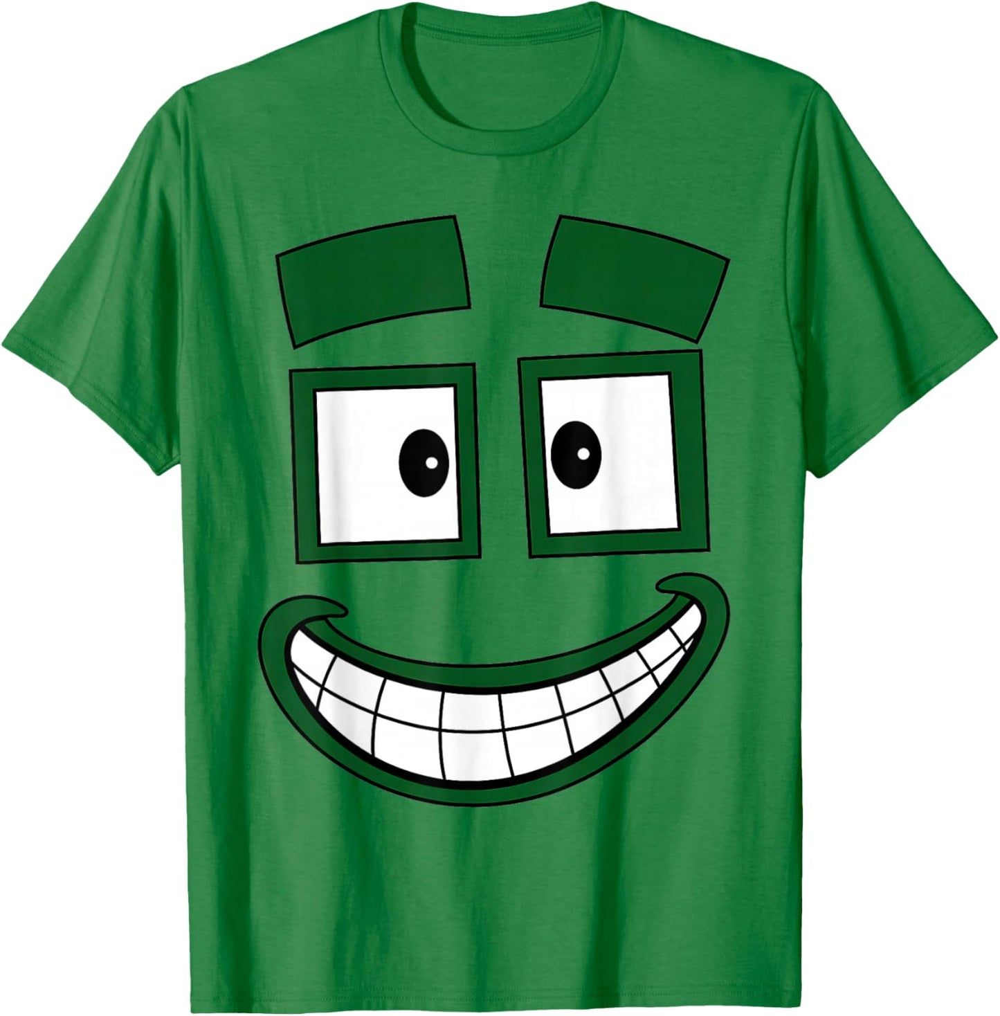 Funny Number Faces Costume Party Group Matching Cartoon T-Shirt - T-Shirt | Irish Green