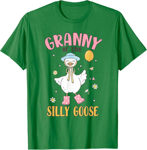 Granny of The Silly Goose First Birthday Family Matching T-Shirt - T-Shirt | Irish Green