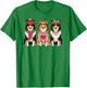Cute Shetland Sheepdog Valentine Sheltie Dog T-Shirt - T-Shirt | Irish Green