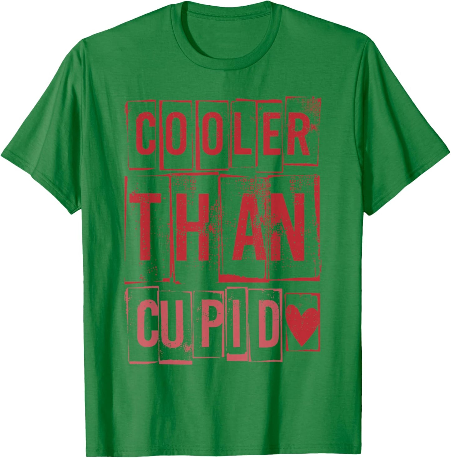 Cooler Than Cupid Cute Valentine's Day Kids Boys Girls T-Shirt - T-Shirt | Irish Green