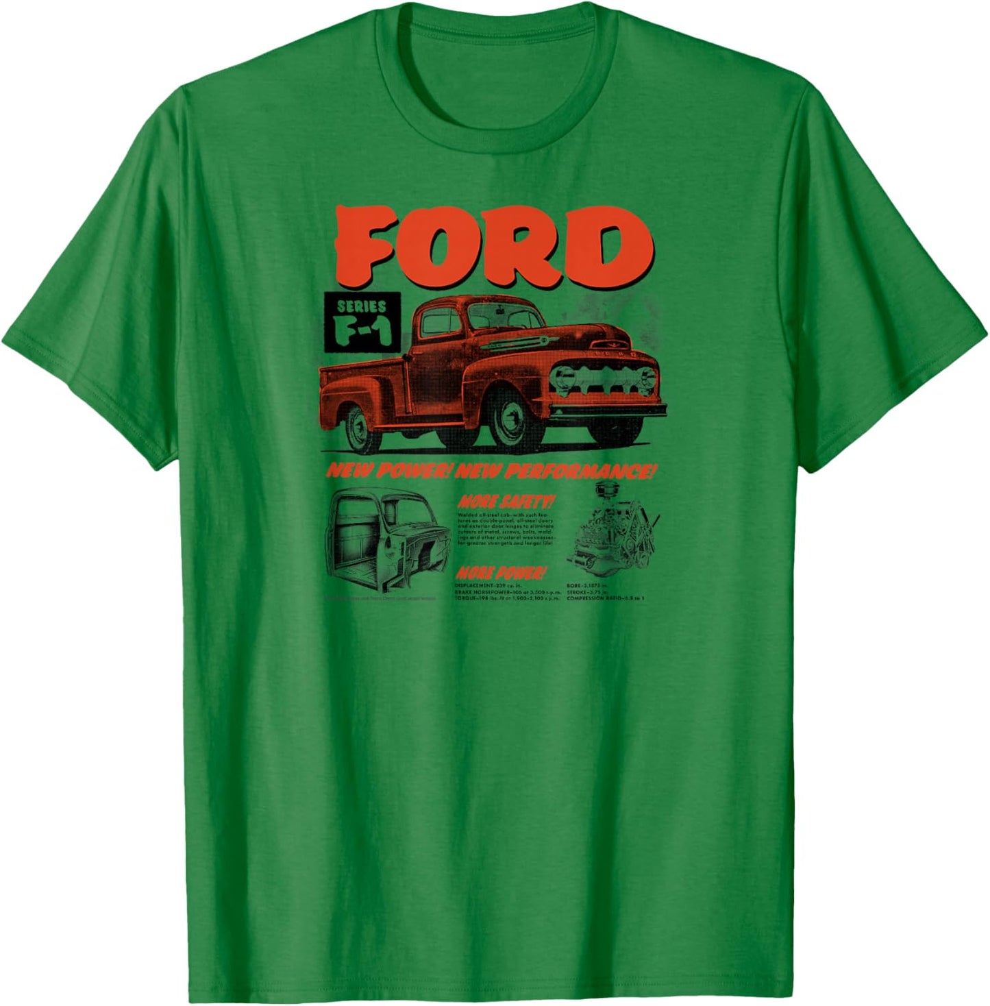 Ford - 52 F1 Truck T-Shirt - T-Shirt | Irish Green