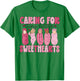 Mother Baby Unit Valentine Caring for Tiny Little, MBU Nurse T-Shirt - T-Shirt | Irish Green