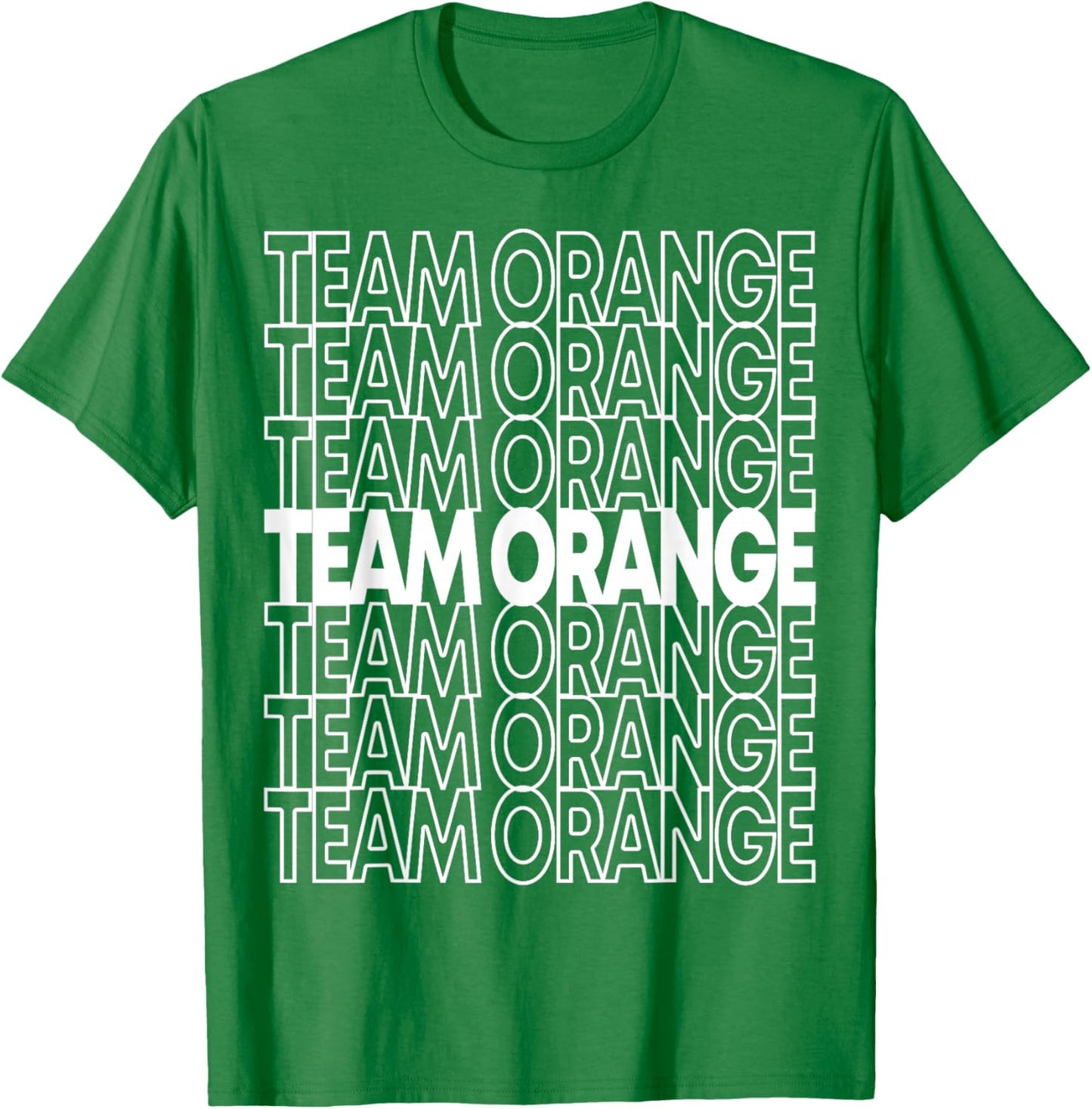 Team Orange School Spirit T-Shirt - T-Shirt | Irish Green