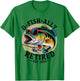 Ofishally Retired 2026 Fisherman Retirement T-Shirt - T-Shirt | Irish Green