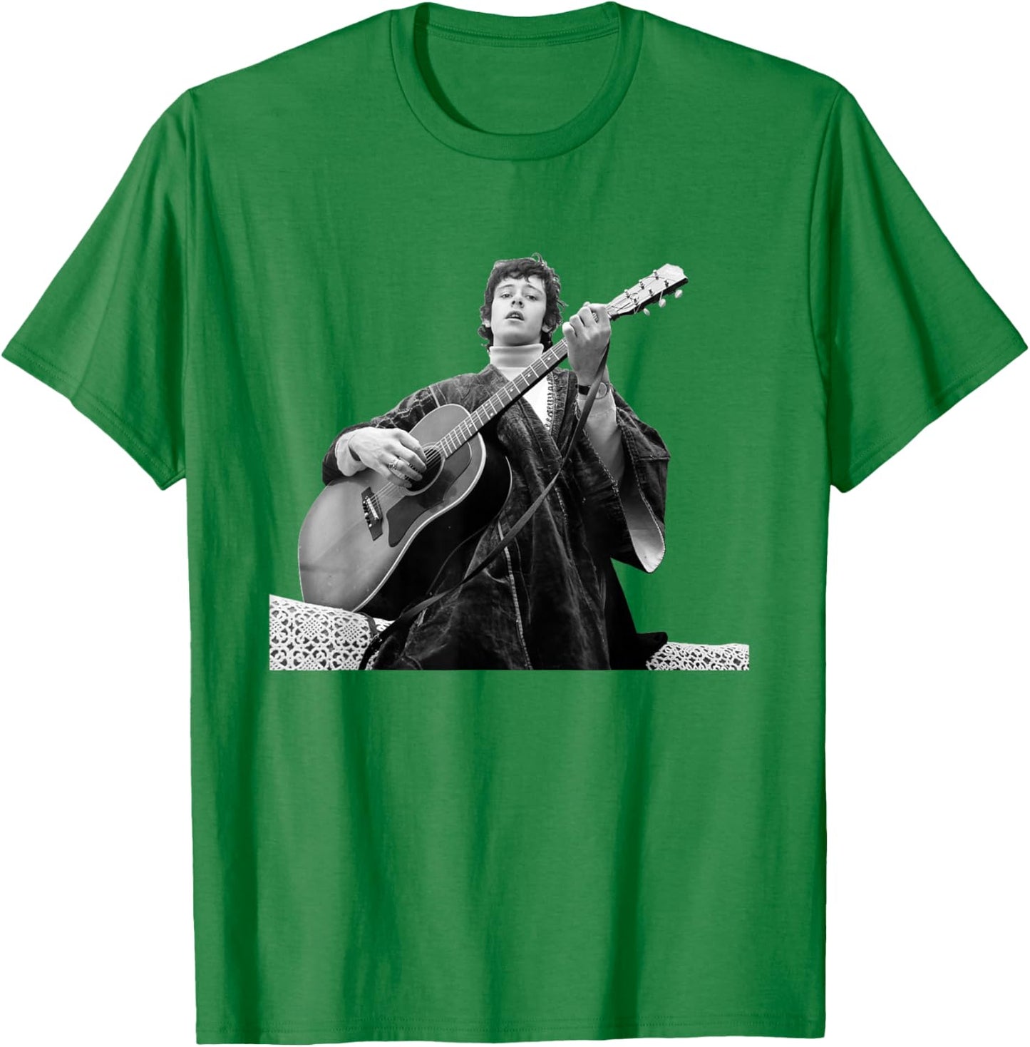Scottish Singer Donovan Mellow Yellow 1966 T-Shirt - T-Shirt | Irish Green