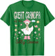 Great Grandpa of The Silly Goose First Birthday Girl Family T-Shirt - T-Shirt | Irish Green