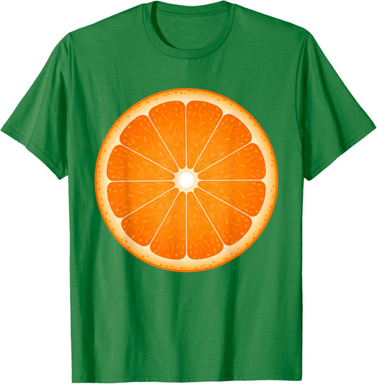 Orange Slice Costume Halloween Fruit Salad Lover T-Shirt - T-Shirt | Irish Green