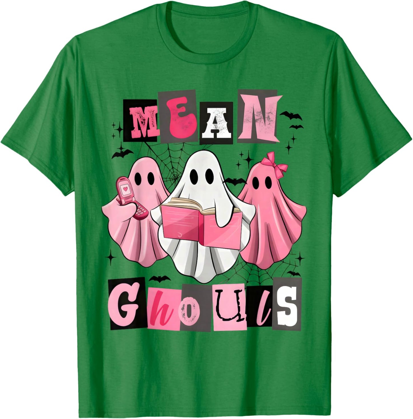 Funny Boo-JEE Cute Ghost Mean Ghouls Halloween Spooky Season T-Shirt - T-Shirt | Irish Green