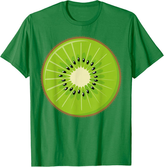 Kiwi Shirt Adult Men Women Kids Fruit Green Kiwi Costume T-Shirt - T-Shirt | Irish Green