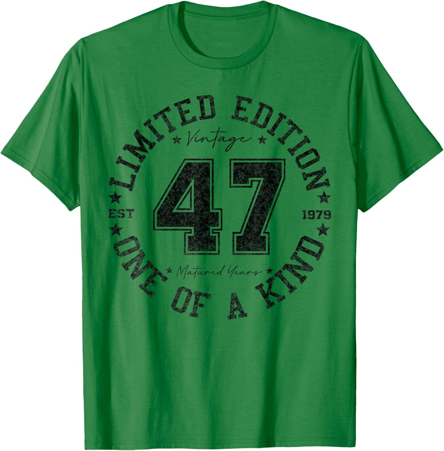 47 Year Old Gifts Vintage 1979 Limited Edition 47th Birthday T-Shirt - T-Shirt | Irish Green