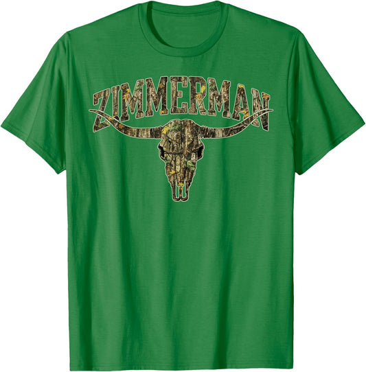 Vintage Zimmerman Retro Gift Women Kids T-Shirt - T-Shirt | Irish Green