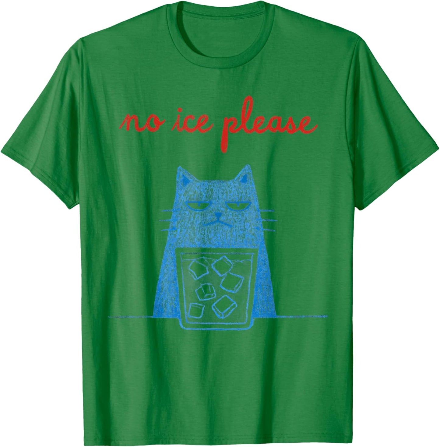 No Ice Please Cat Abolish Chinga La Migra Meme Funny T-Shirt - T-Shirt | Irish Green