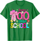 100th Day of School Coquette Bow Girls Teachers Classroom T-Shirt - T-Shirt | Irish Green