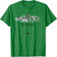 But Why? Thoughtful Penguin Mountains Graphic Art T-Shirt - T-Shirt | Irish Green