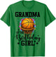 Grandma of The Birthday Girl Basketball Colorful Matching T-Shirt - T-Shirt | Irish Green