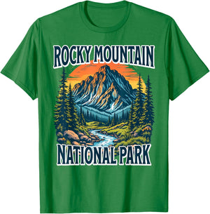 Rocky Mountain National Park T-Shirt - T-Shirt | Irish Green