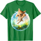 Frutiger Aero Cat T-Shirt - T-Shirt | Irish Green