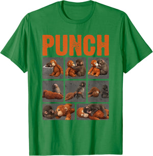 Punch Cute Monkey T-Shirt - T-Shirt | Irish Green