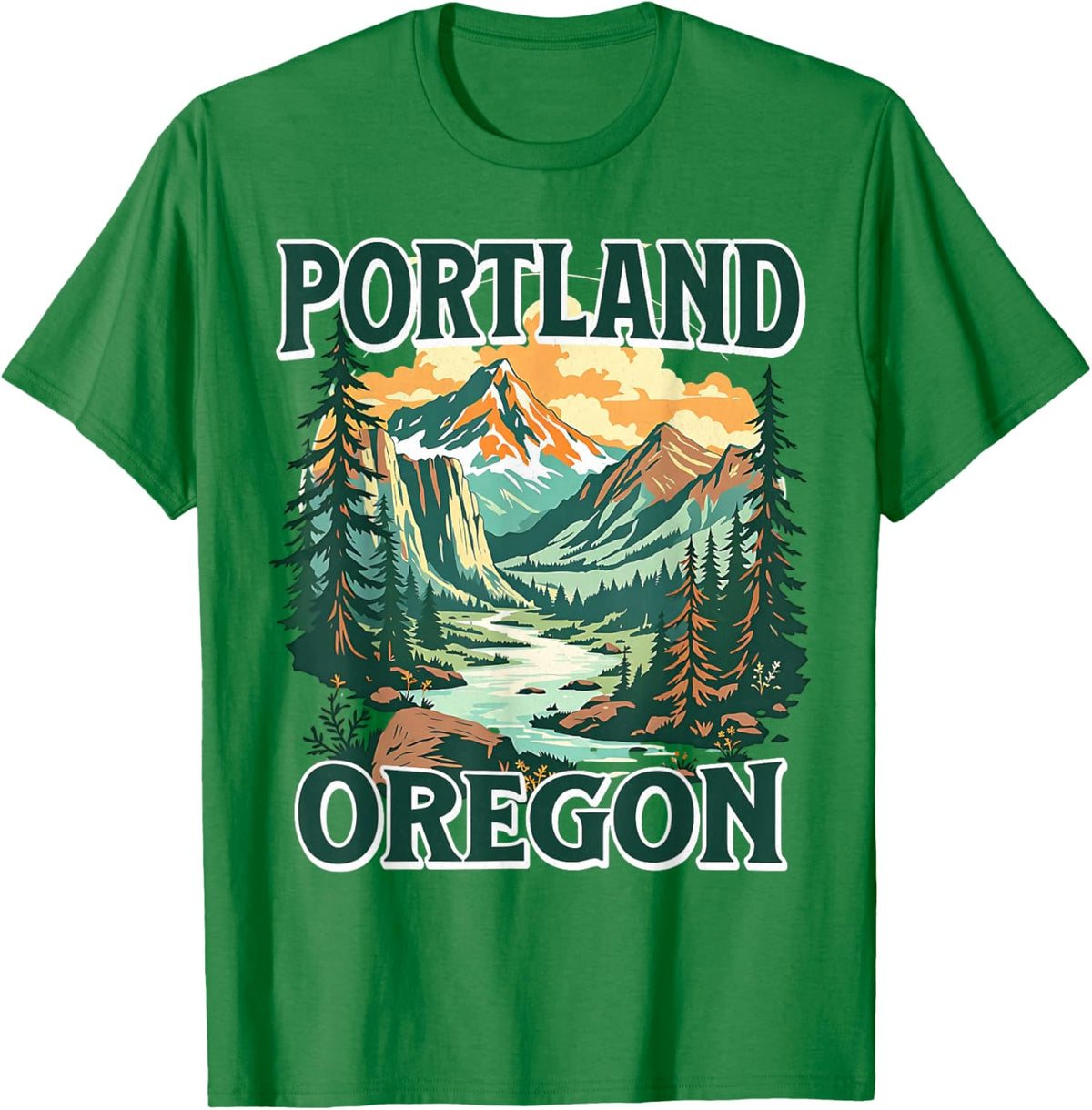 Portland T-Shirt - T-Shirt | Irish Green