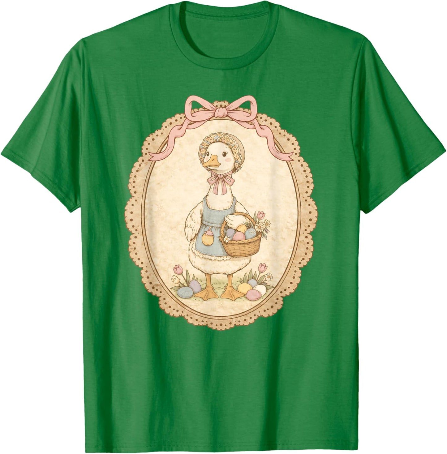 Spring Season Mama Goose for Mom Women Grandma Easter Day T-Shirt - T-Shirt | Irish Green