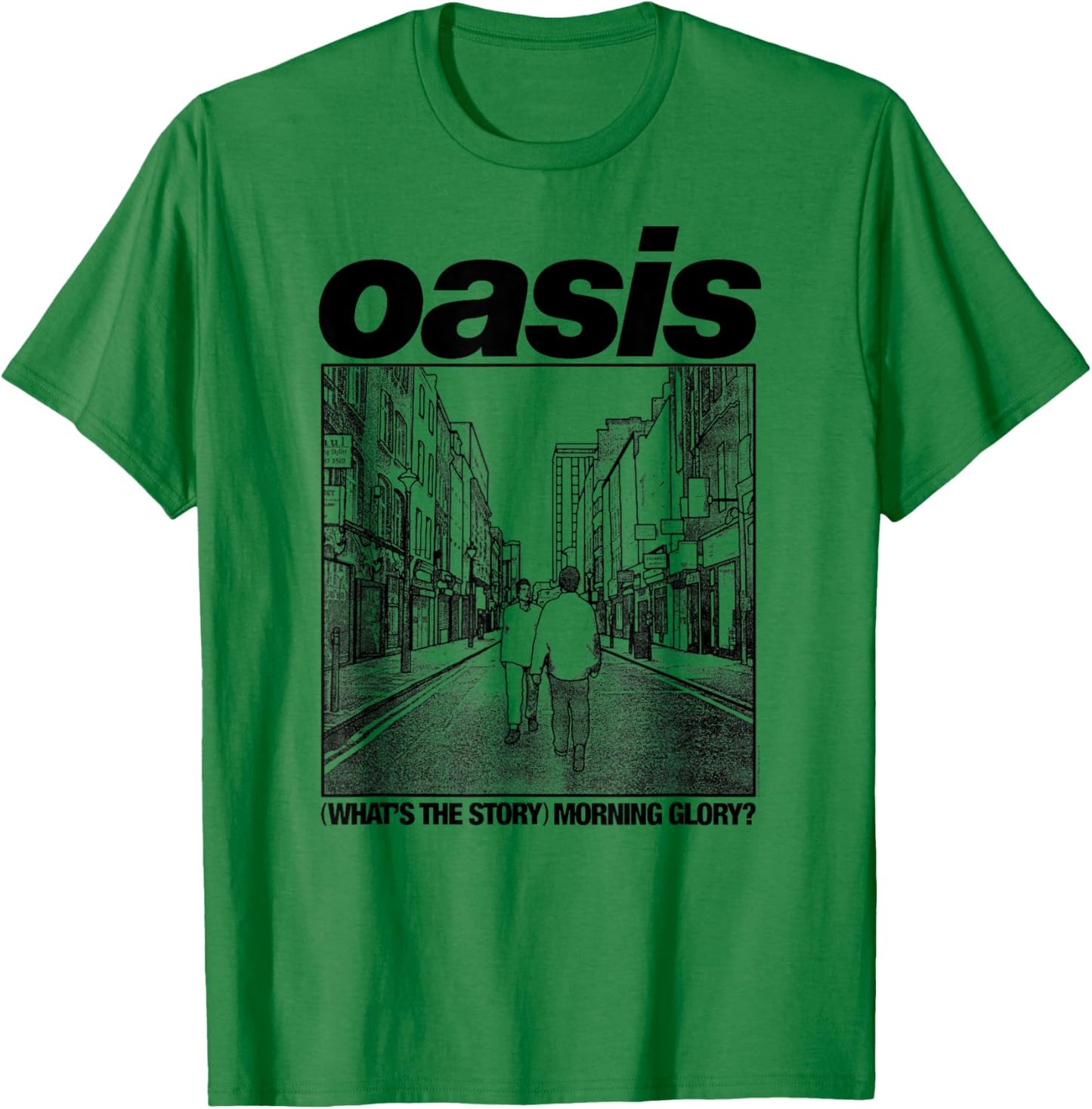 Oasis – Amazon Exclusive WTSMG in White T-Shirt - T-Shirt | Irish Green