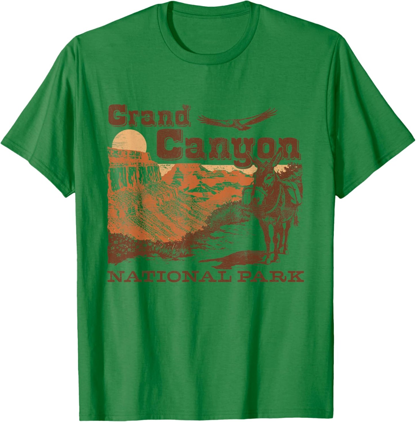 Grand Canyon National Park Arizona T-Shirt - T-Shirt | Irish Green