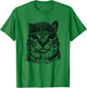 Y2k Kitty Meme Funny Silly Staring Cat Meme Women Men Kids T-Shirt - T-Shirt | Irish Green