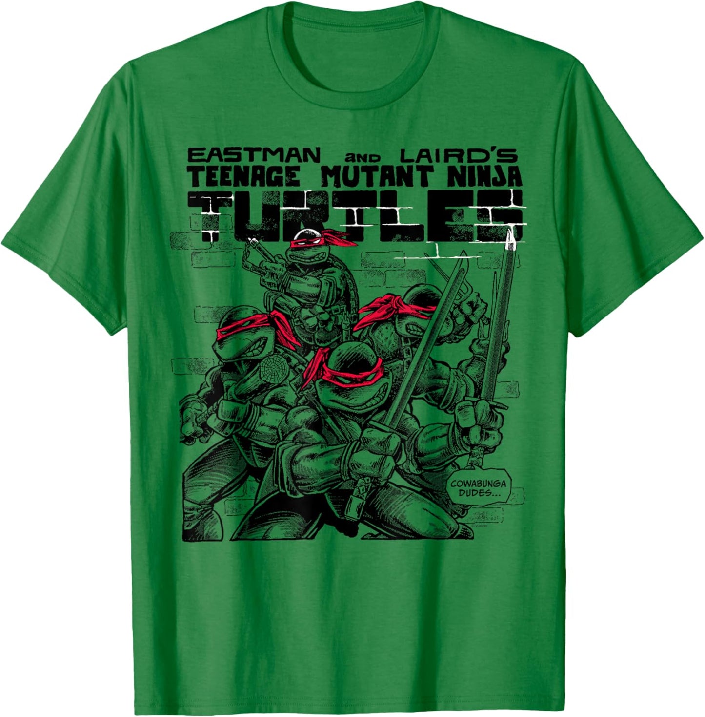 Teenage Mutant Ninja Turtles - Comic T-Shirt - T-Shirt | Irish Green