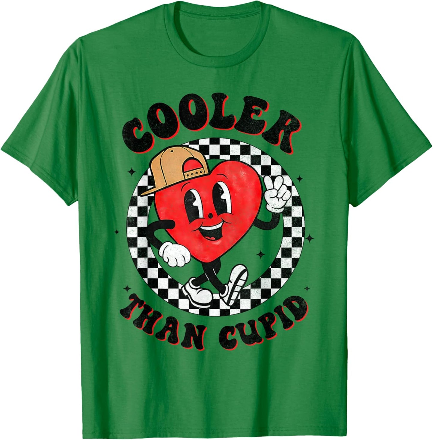 Cooler Than Cupid Valentines Day for Teens Kids Boys Girls T-Shirt - T-Shirt | Irish Green