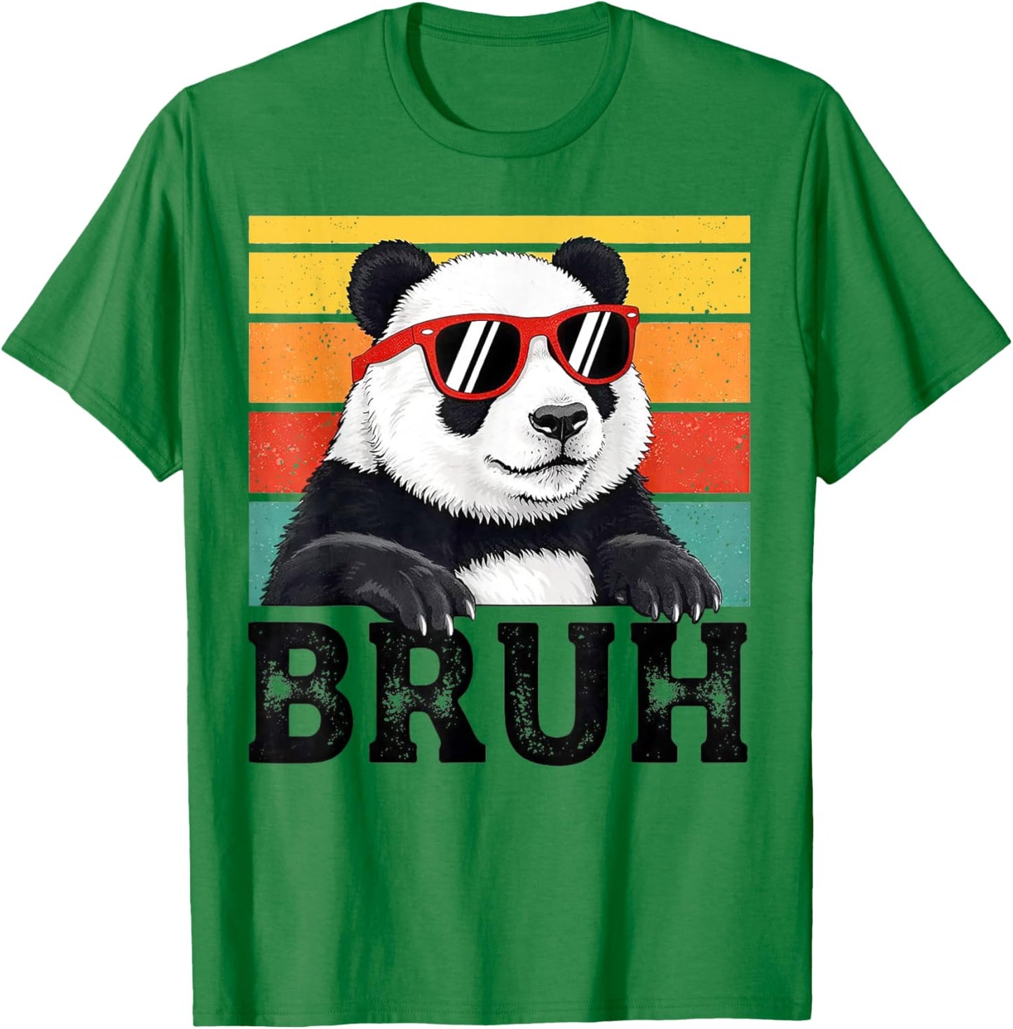Cool Bruh Panda Men Women Kids Teens Funny Panda Lover T-Shirt - T-Shirt | Irish Green