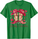 Howdy Valentine Cowboy Boots Coquette Bow Girl Women Kids T-Shirt - T-Shirt | Irish Green