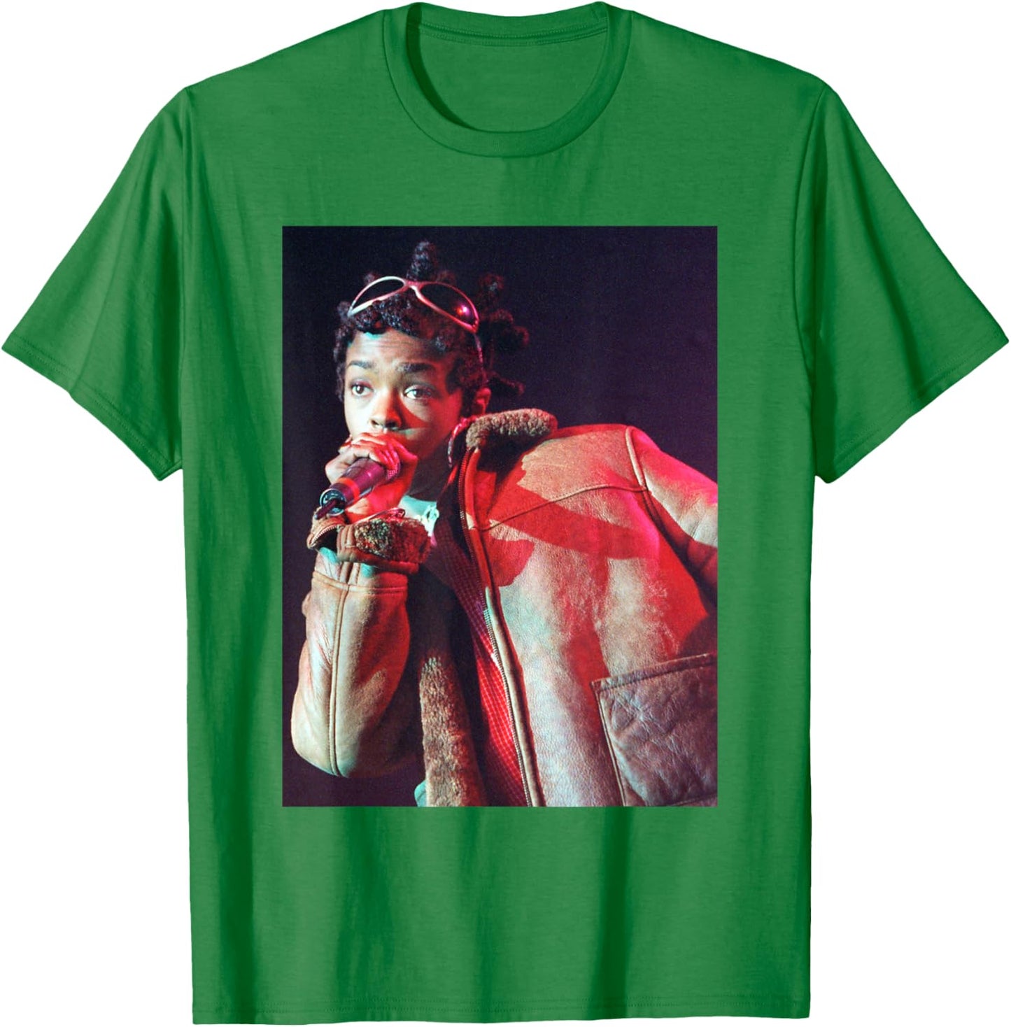 Fugees Lauryn Hill Killing Me Softly Era 1996 T-Shirt - T-Shirt | Irish Green