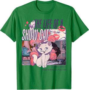 The Life of A ShowCat,Family Holiday Vacation Trip,Cat Lover T-Shirt - T-Shirt | Irish Green