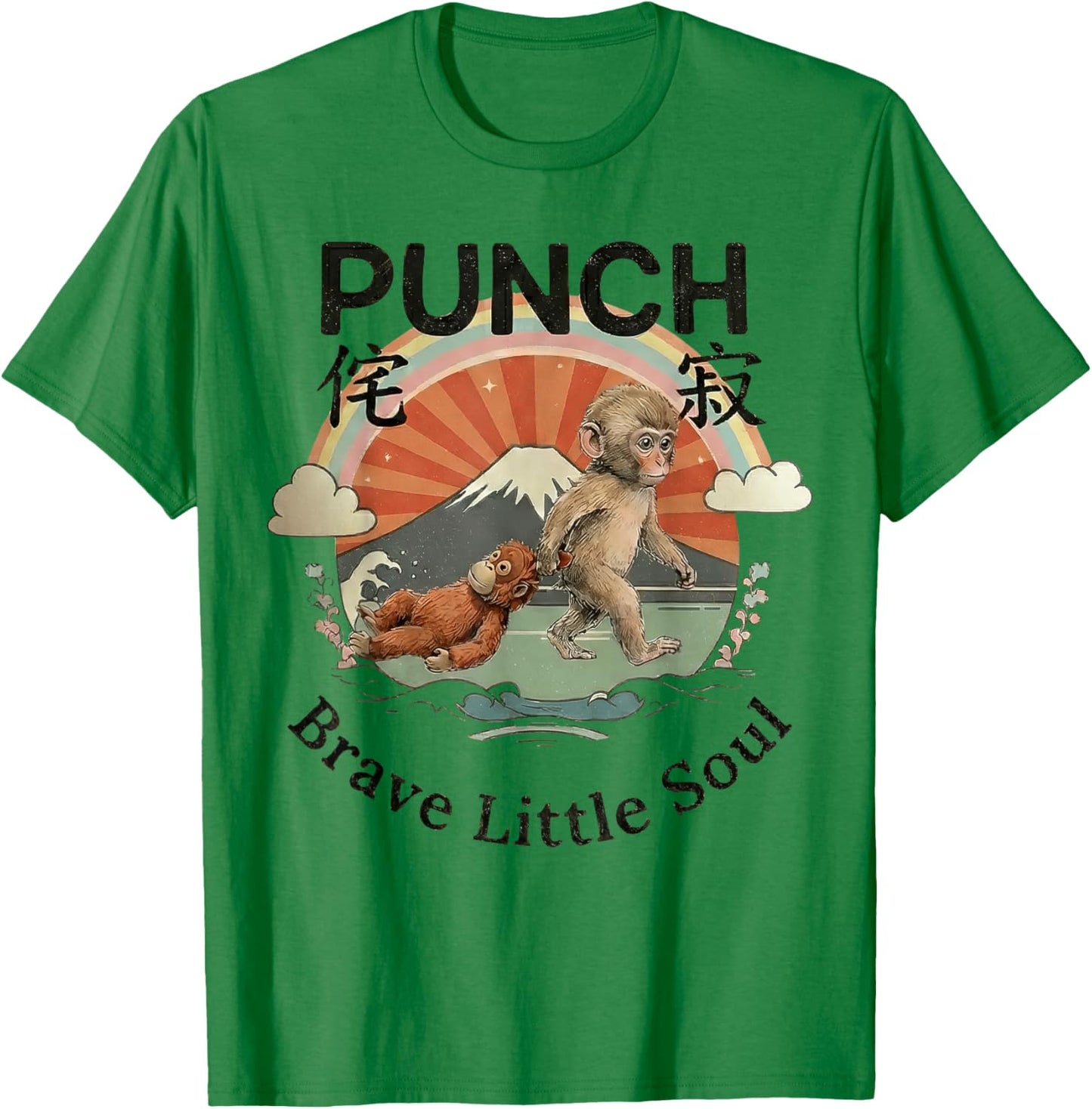 Monkey Punch Brave a Little Soul T-Shirt - T-Shirt | Irish Green