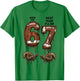 6th Birthday Boys Girls 6 7 Now I'm 6 Next Year I'll be 7 T-Shirt - T-Shirt | Irish Green