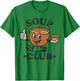Vintage Soup Club Retro Cozy Food Mascot T-Shirt - T-Shirt | Irish Green