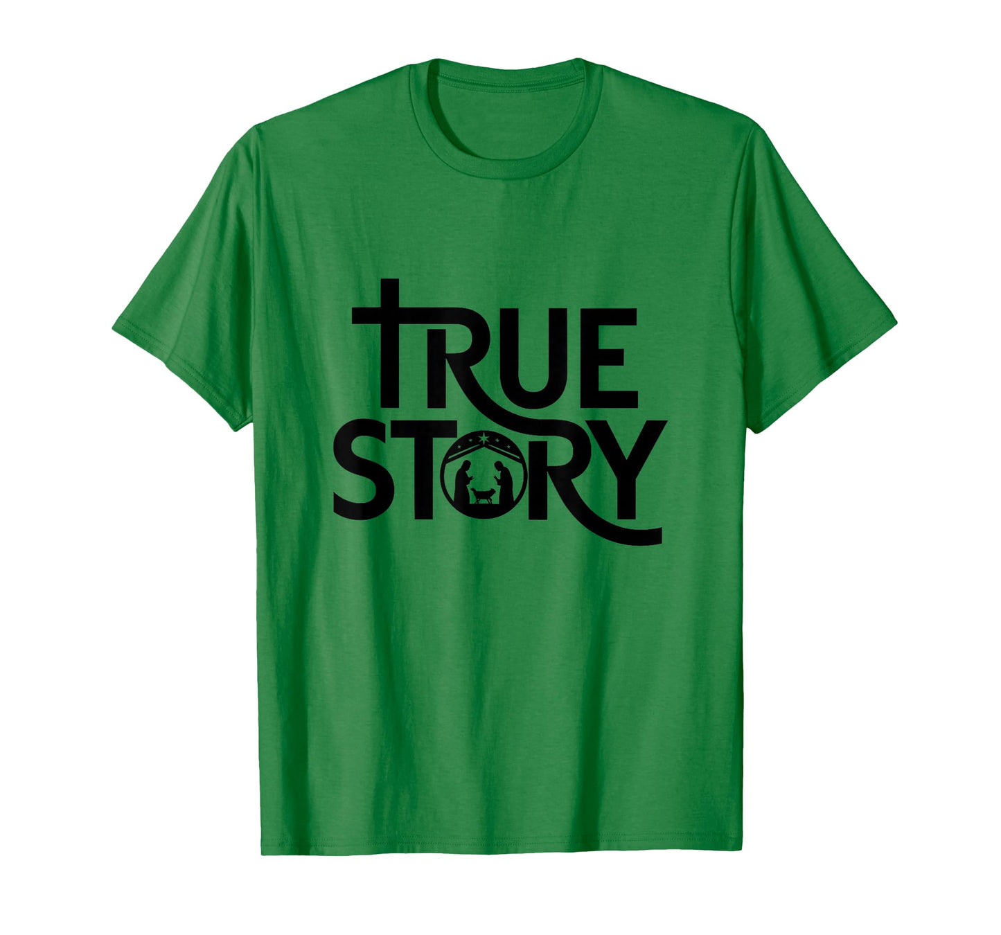 True Story Nativity Scene John 3:16 Christian Christmas T-Shirt