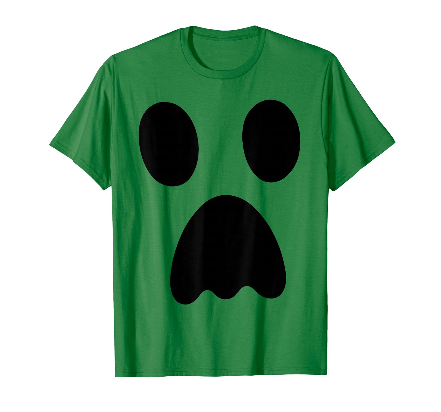 Large Ghost, Funny Spooky Face, Boo! White Halloween Ghost T-Shirt