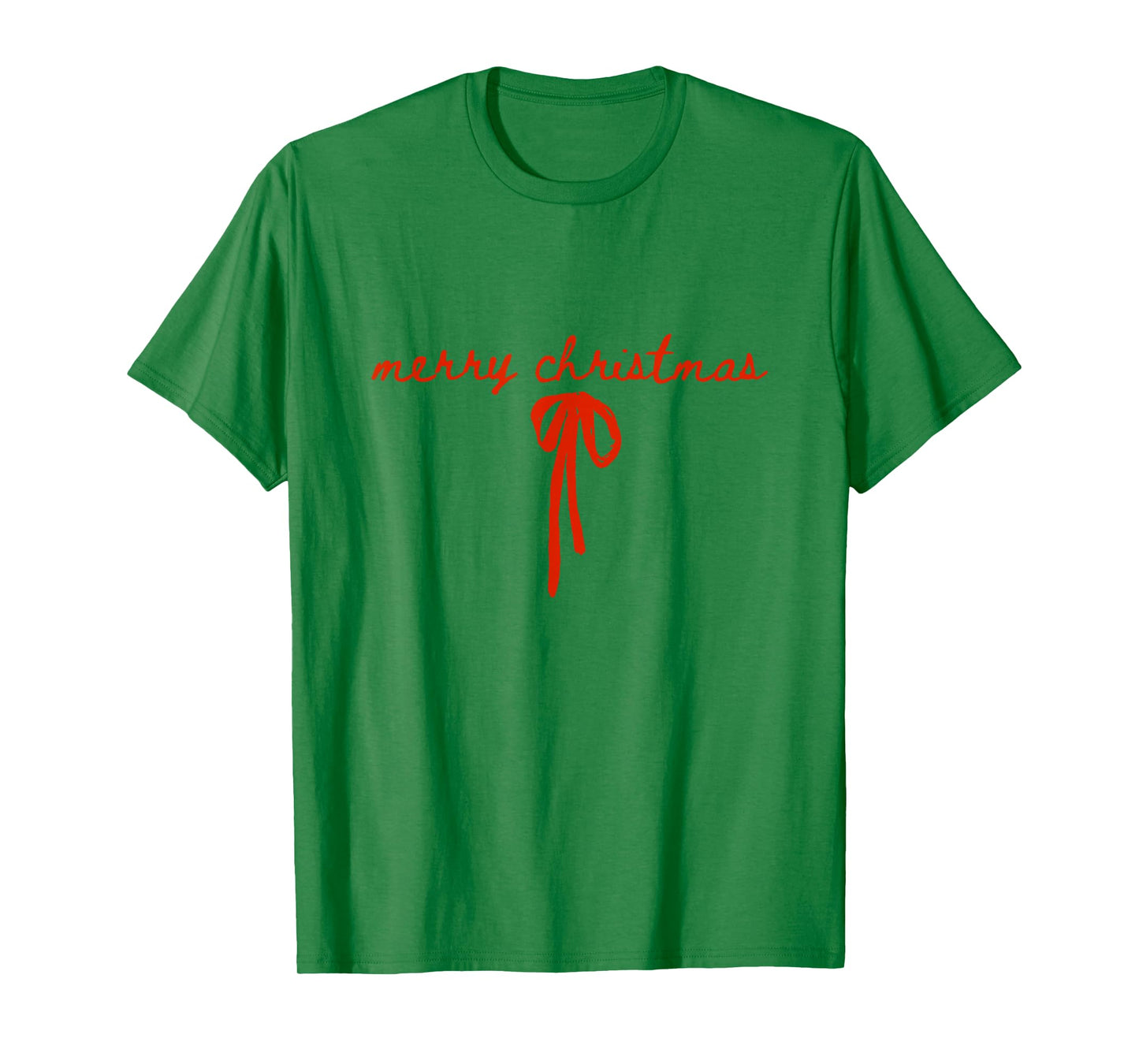 Coquette Bow Christmas Merry Christmas Xmas Family Pajama T-Shirt