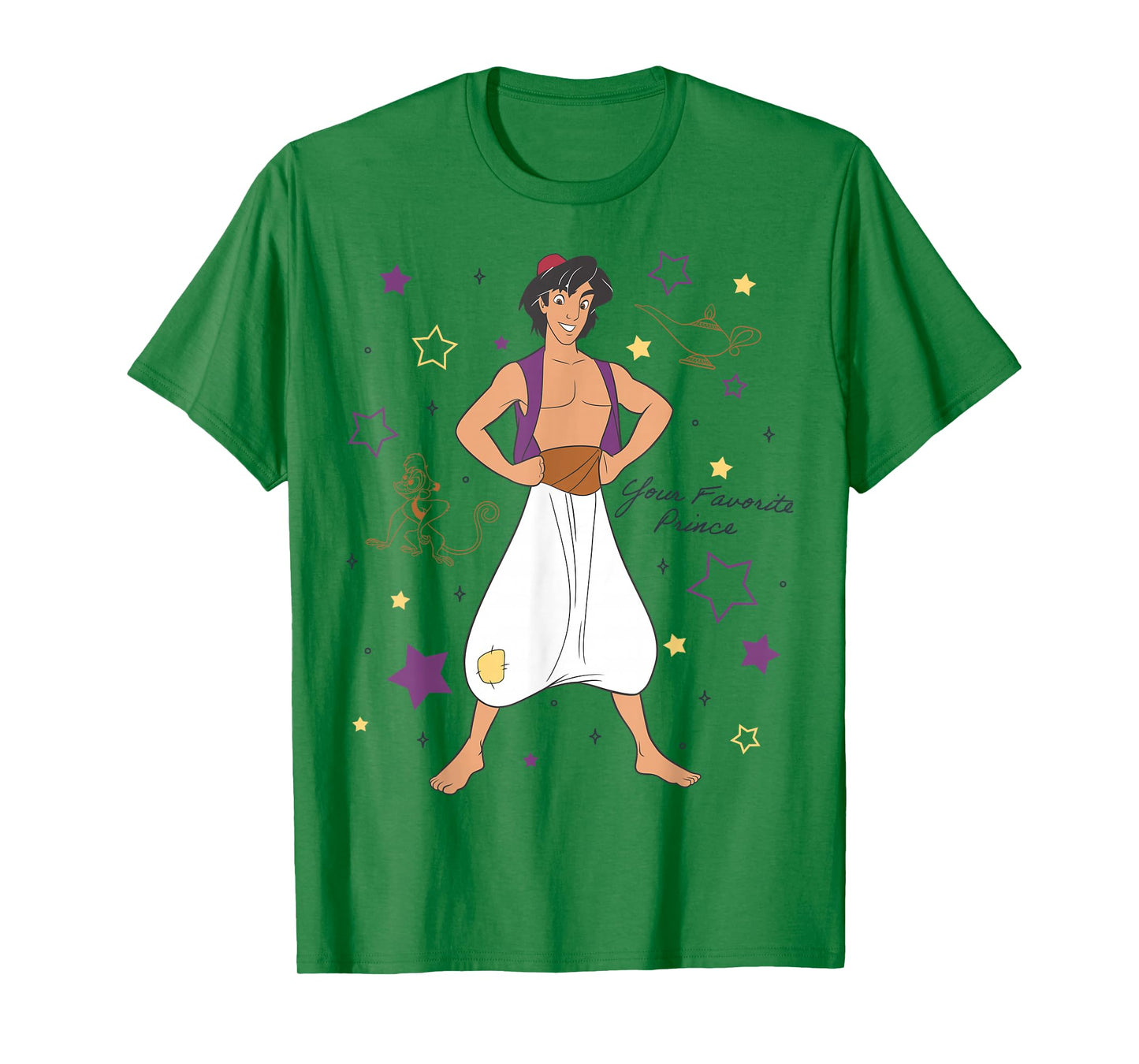 Disney Aladdin Your Favorite Prince Signature Portrait T-Shirt