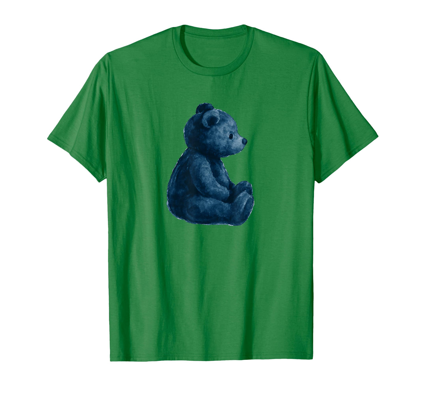 Vintage Blue Teddy Bear Lovers Girl Women T-Shirt