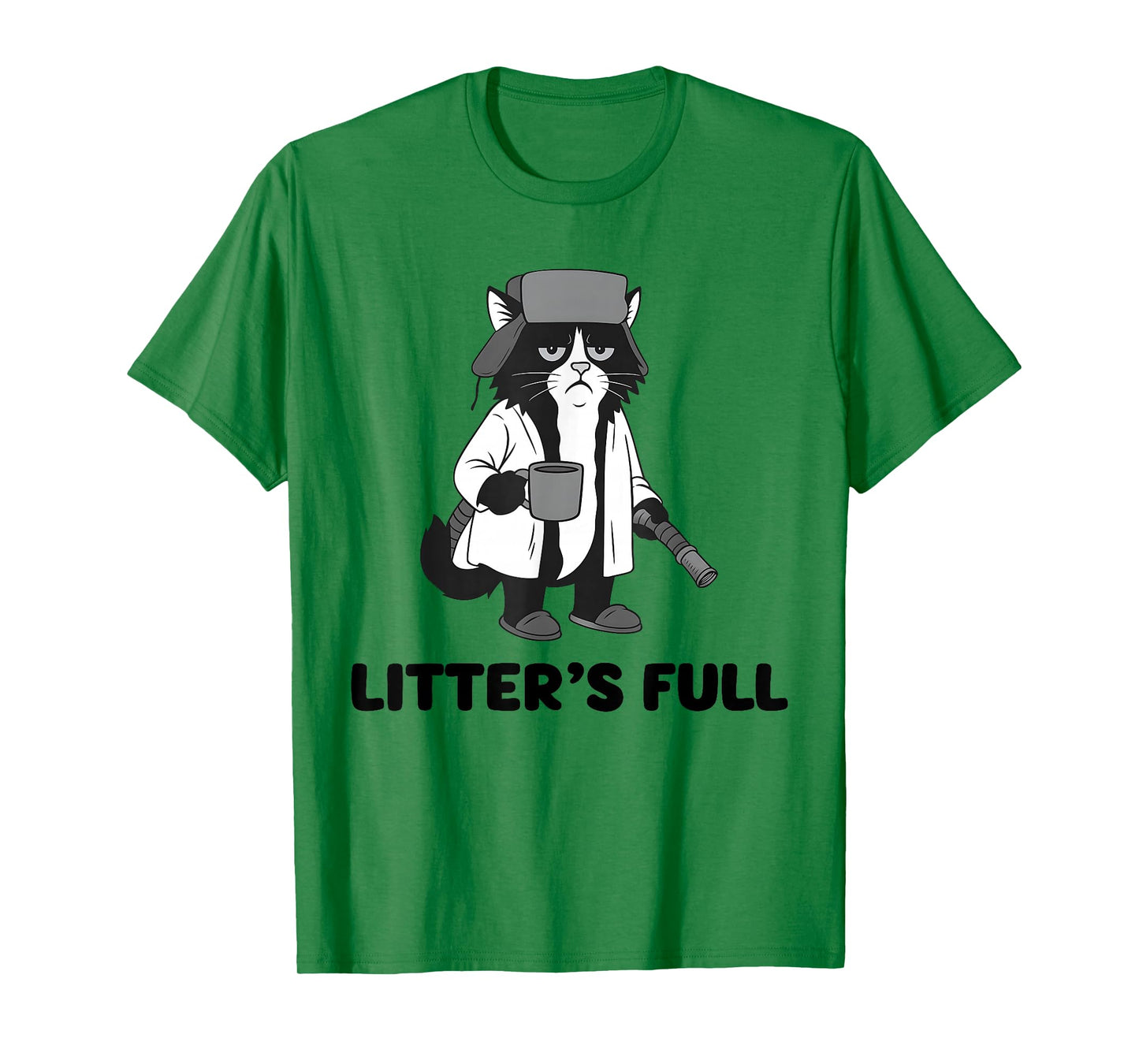 Litter’s Full Funny Cat Christmas Humor Quote T-Shirt