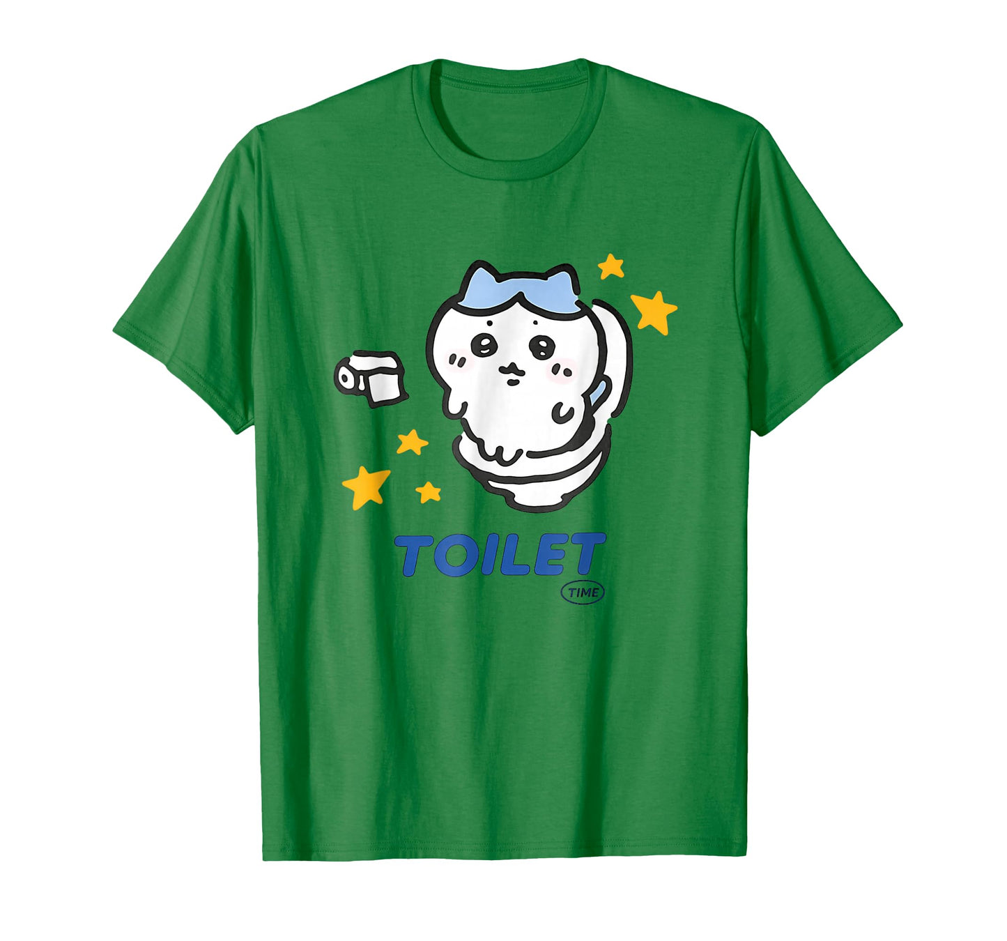 Toilet Time Chikawa Meme Funny Tee T-Shirt