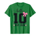 Hello Ten EST 2016 10th Birthday Coquette Bow 10 Year Girl T-Shirt