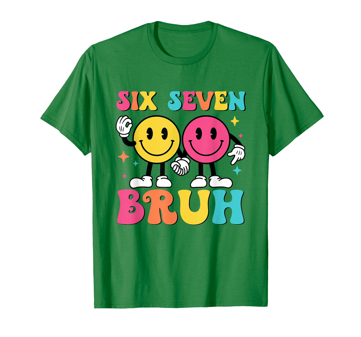 67 Meme Gen Alpha Slang 6 7 Six Seven Bruh Funny Boys Kids T-Shirt