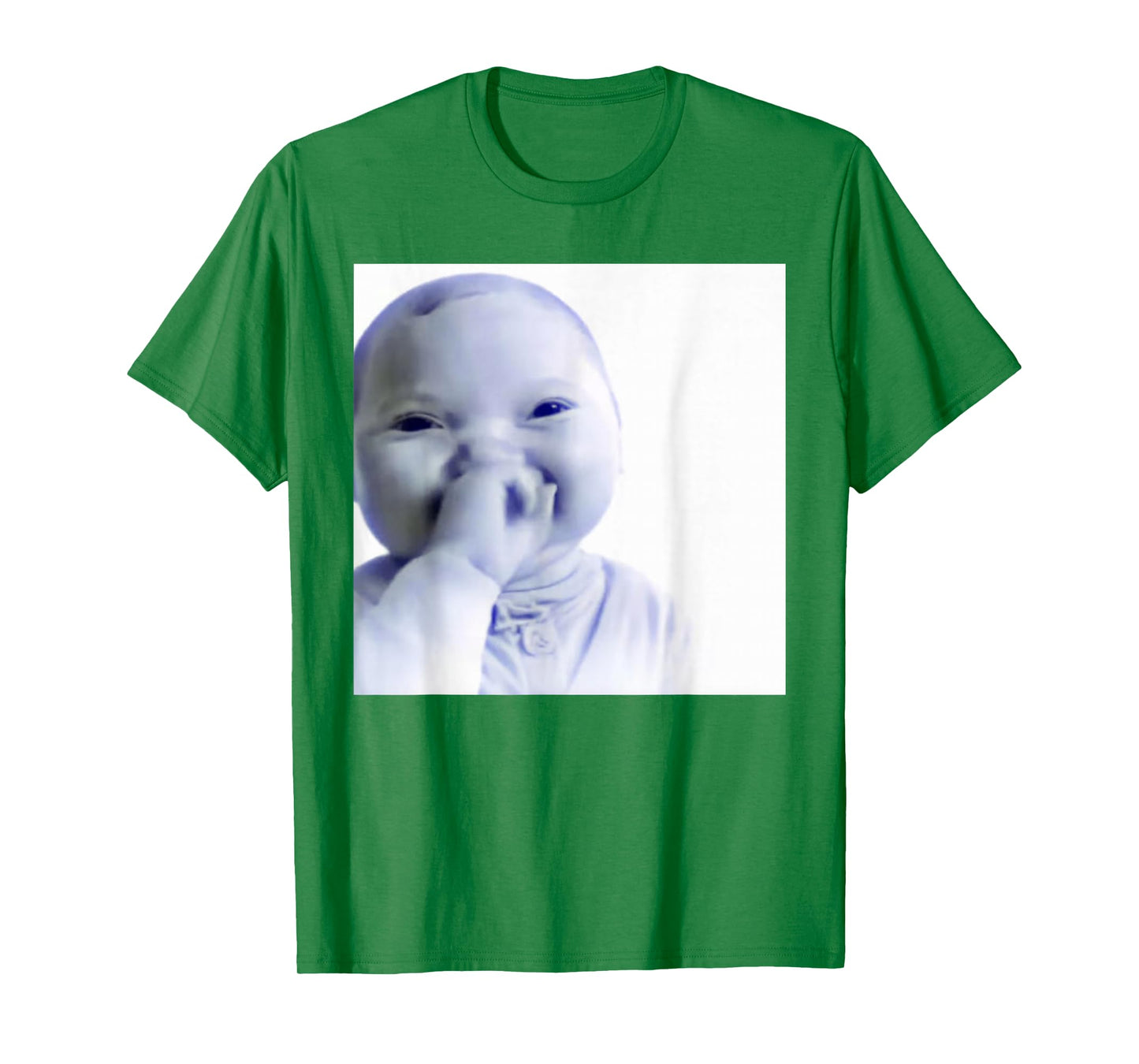 Funny Ai Baby Holding Laugh Meme T-Shirt