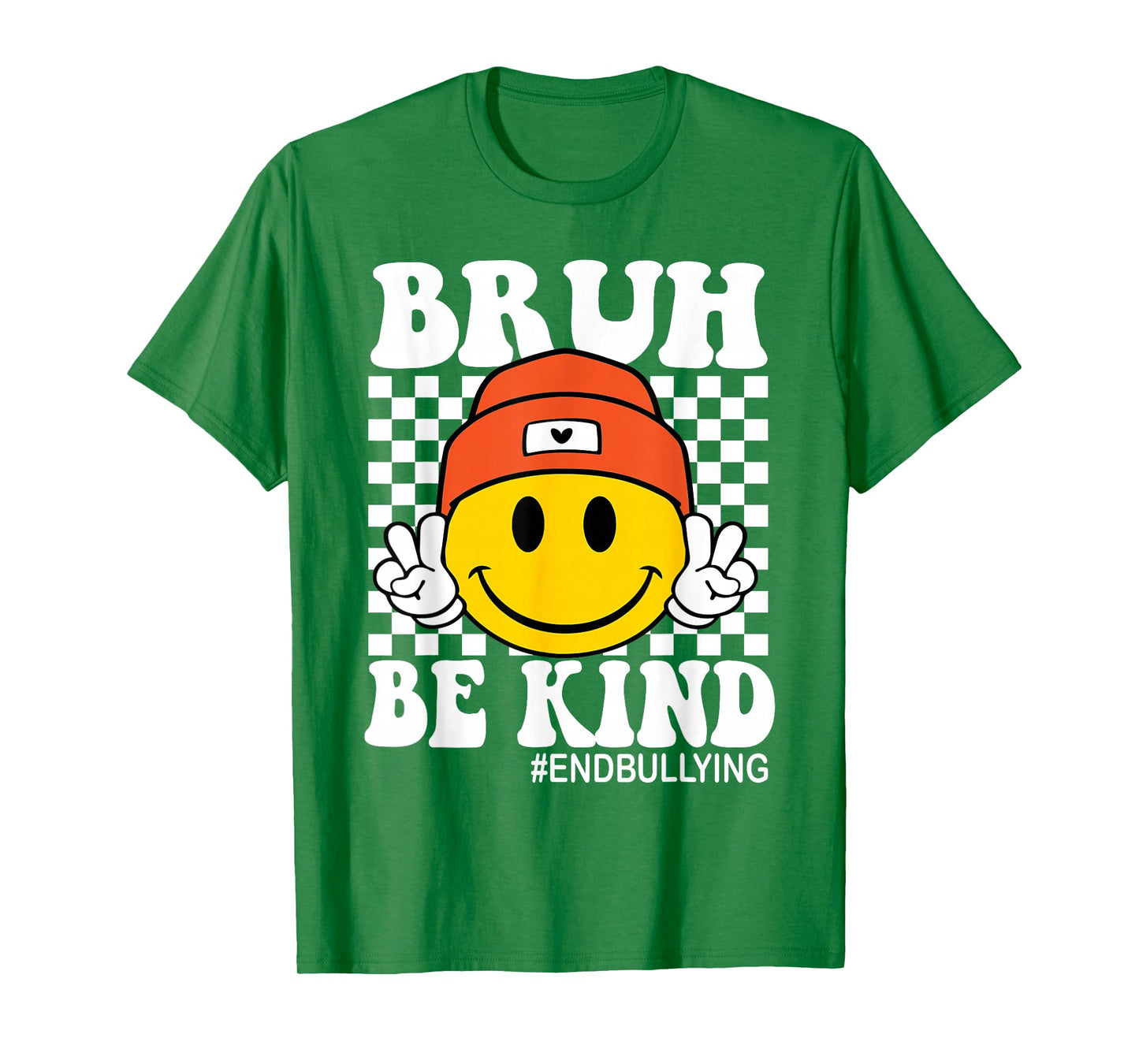 Bruh Be Kind Unity Day Orange Boy Kid Anti Bullying Kindness T-Shirt