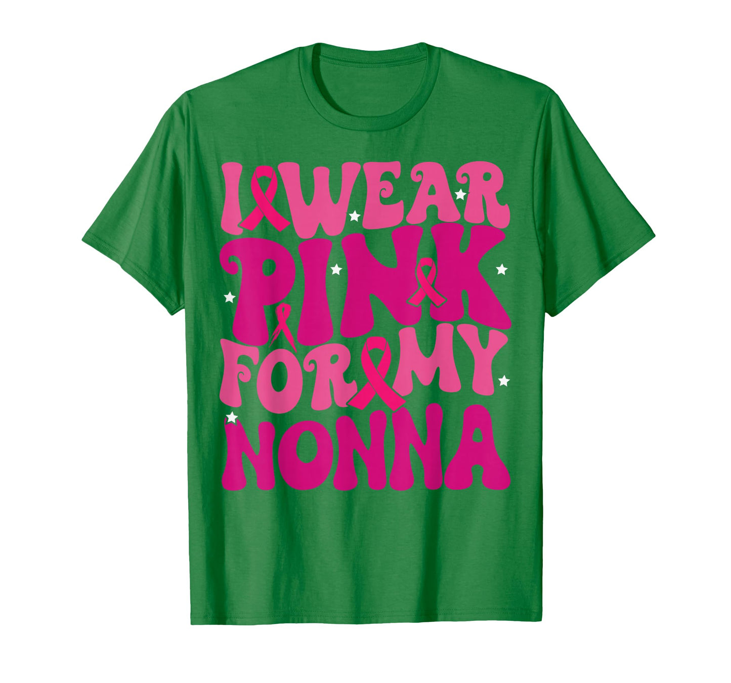 I Wear Pink for My Nonna Breast Cancer Awareness Kids T-Shirt