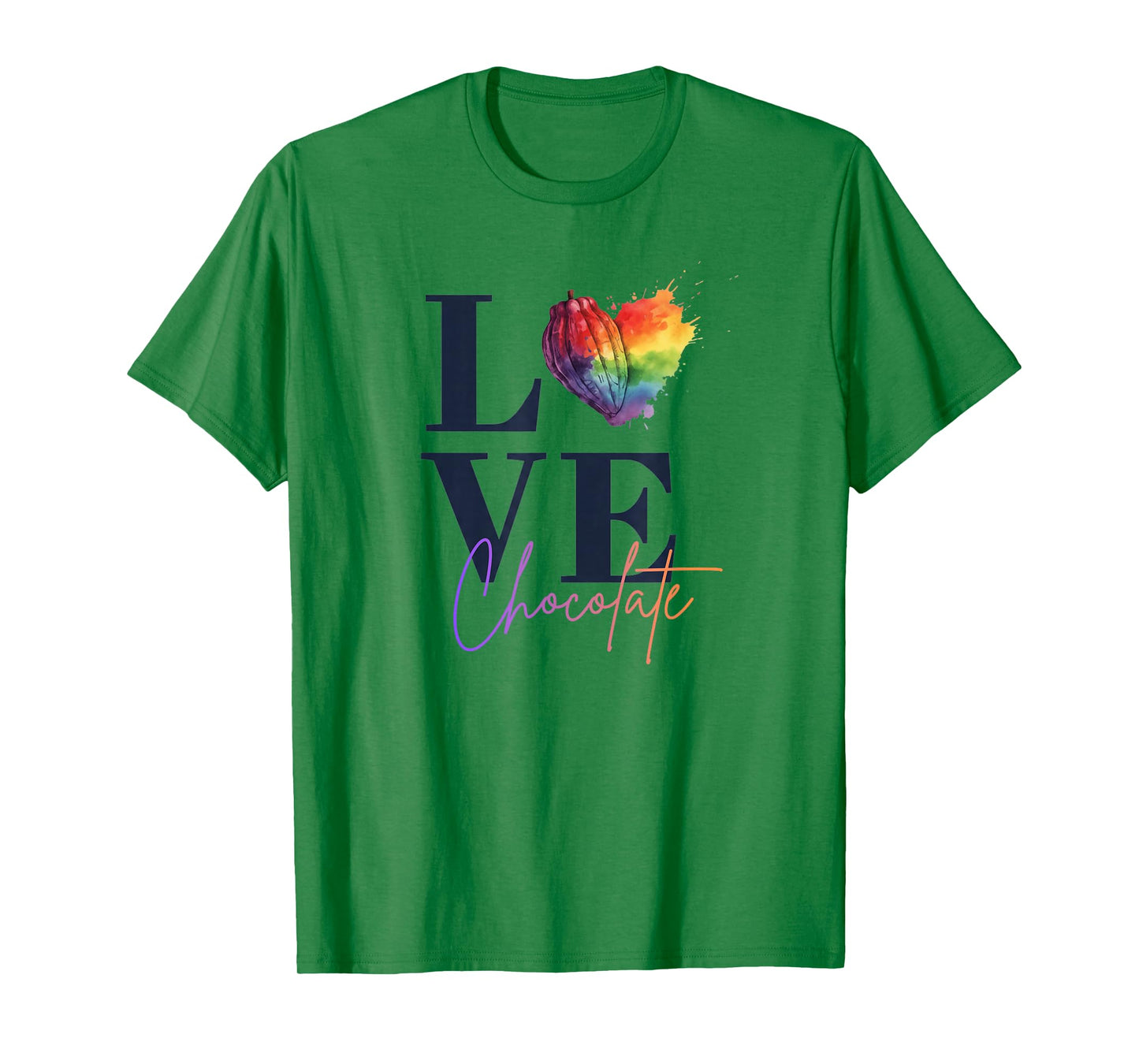 Love Chocolate Cocoa Pod Heart Foodies T-Shirt