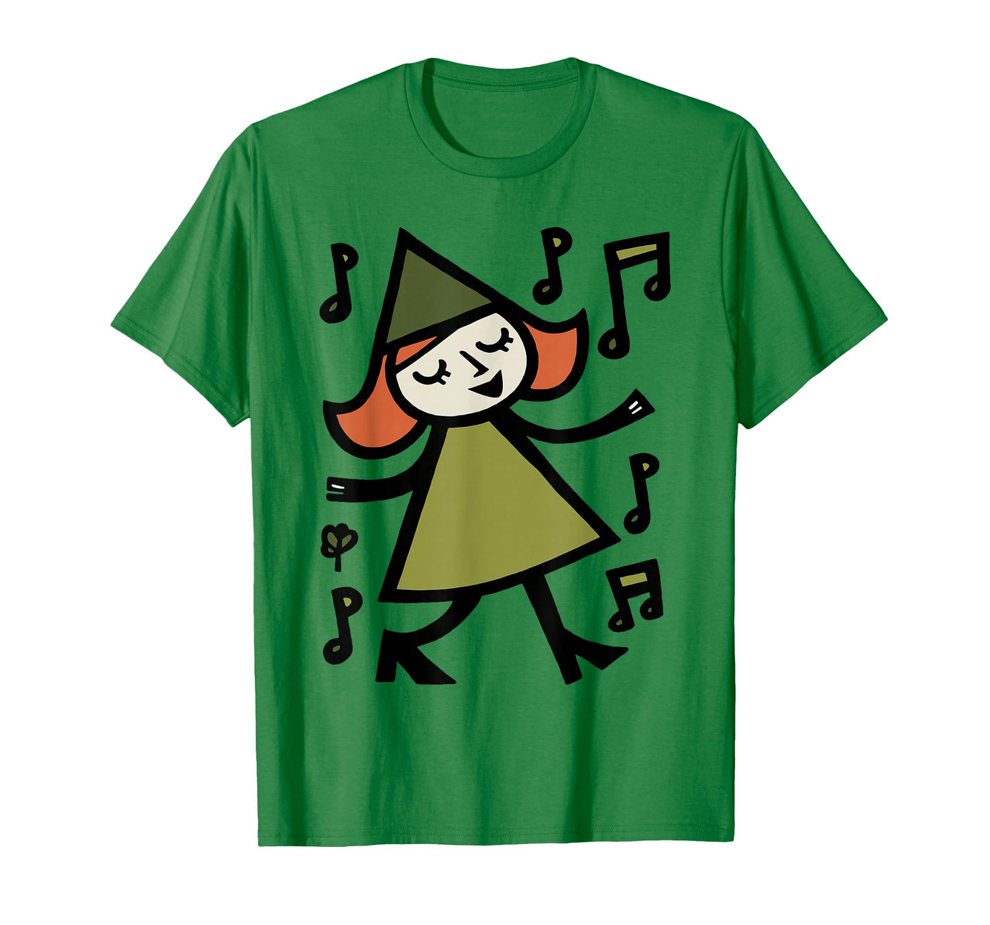 Singing Leprechaun Girl Irish St Patricks Day T-Shirt